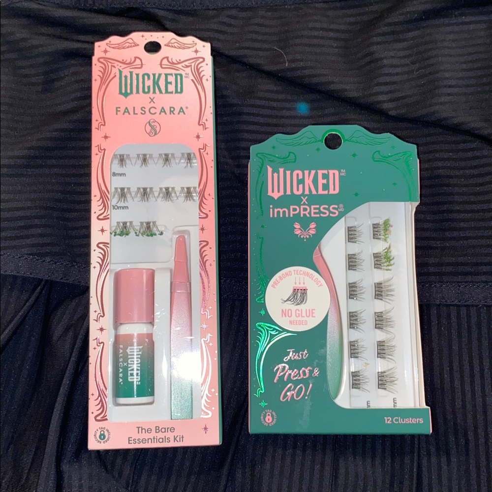 Wicked lash bundle wicked x falscara wicked x impress lashes